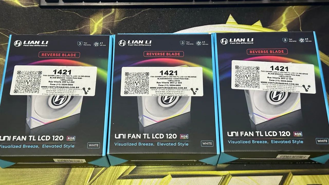 9 Fans Lian Li TL  e TL LCD - Foto 3
