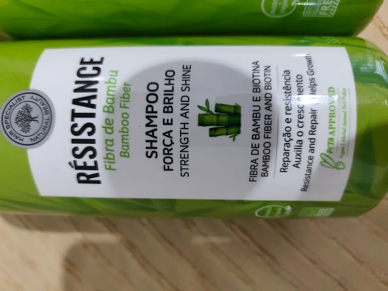 Shampoo e condicionador Inoar para cabelos 1 litro bambu e biotina  - Foto 5