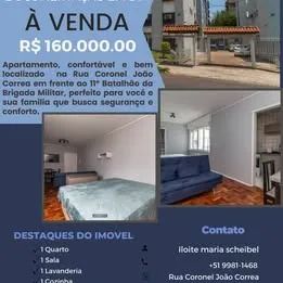 Apartamento mobiliado à venda | 1 quarto | À vista