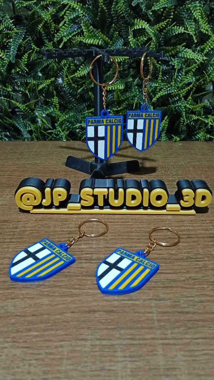 Kit 4 chaveiros do Parma Cálcio Clube Italiano - Foto 4
