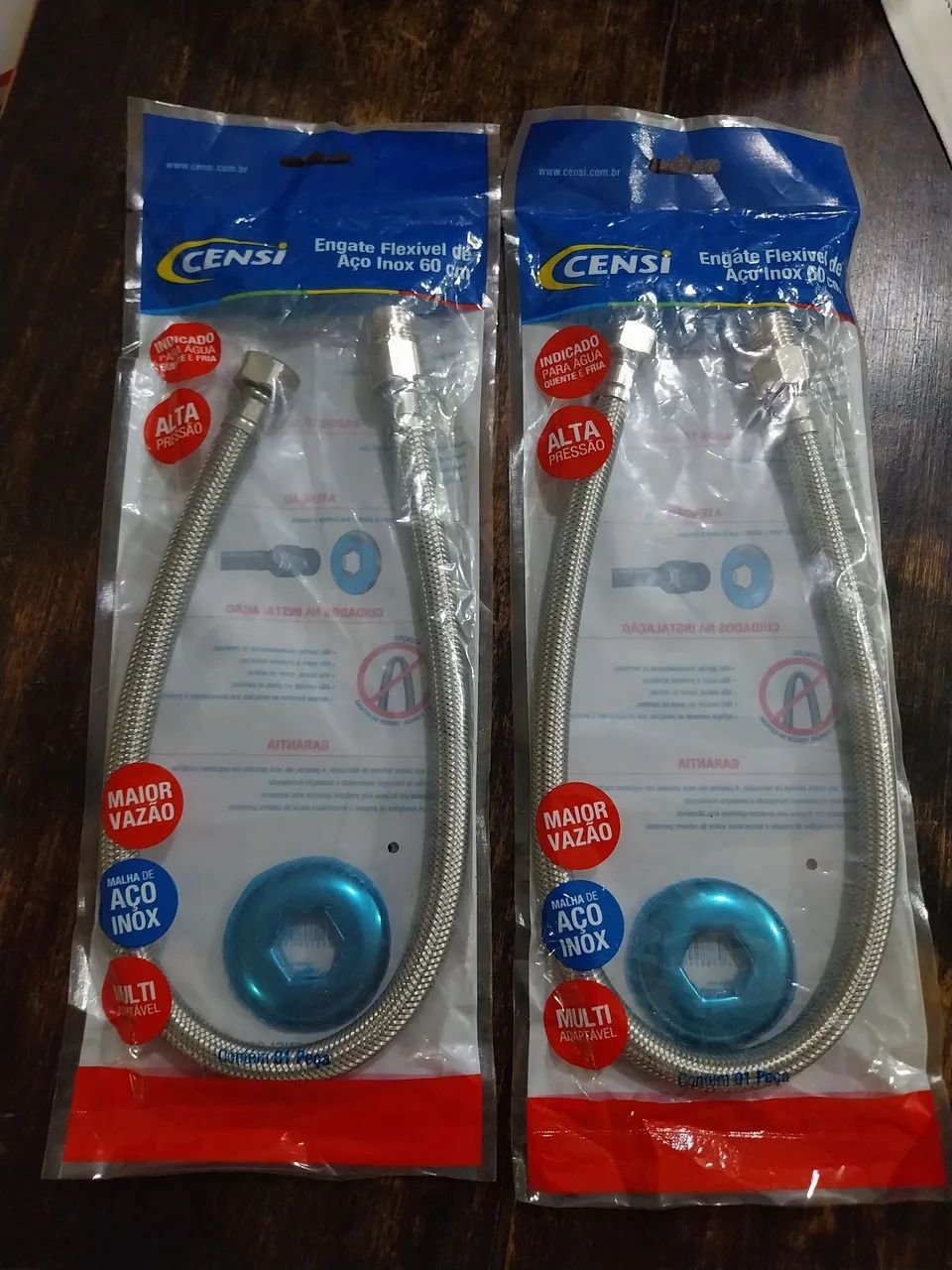 Engate Flexível Aço Inox 60 cm