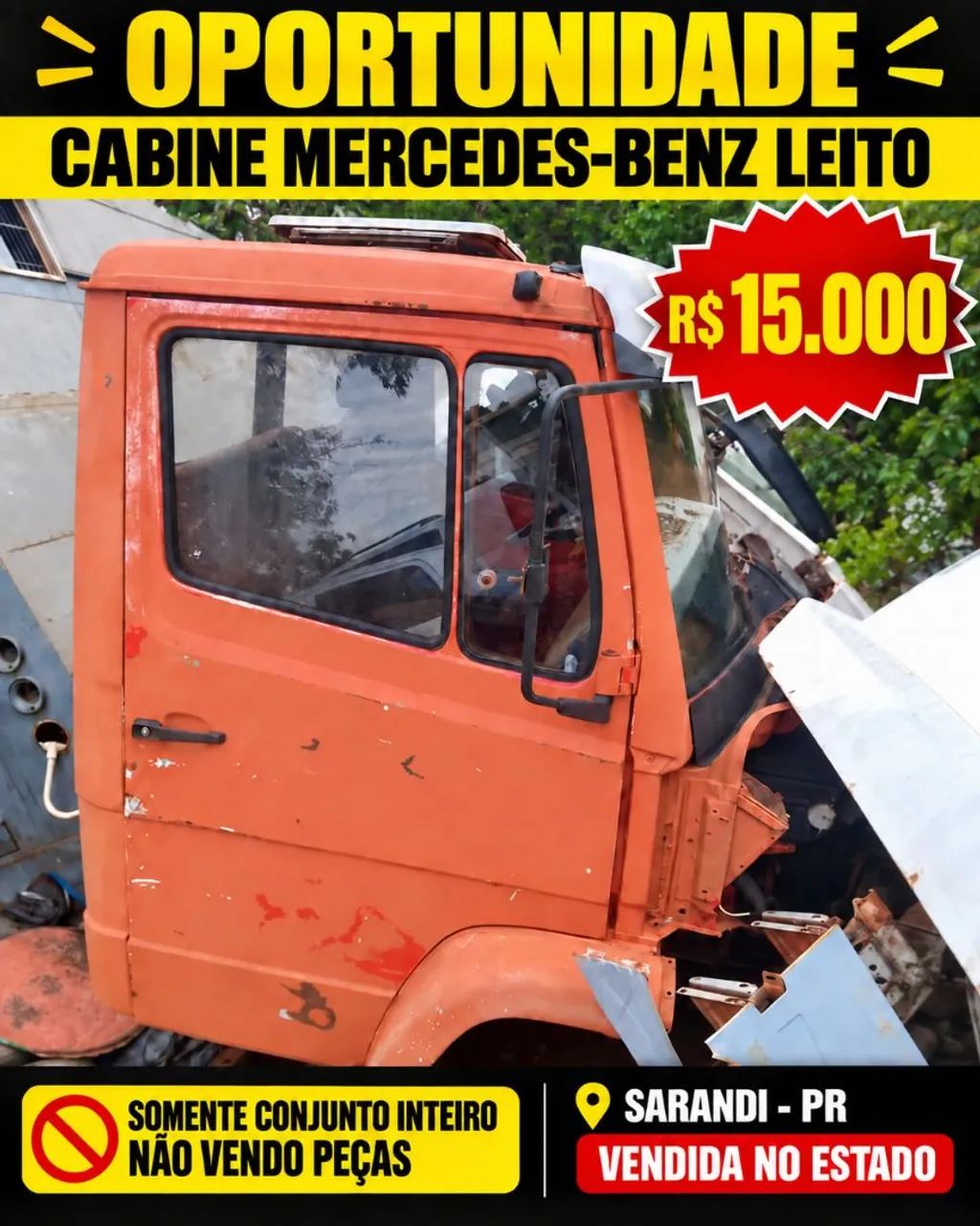 CABINE MERCEDES-BENZ