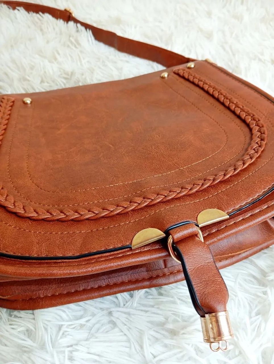 Bolsa Feminina Grande Nova Retrô Elegantíssima  - Foto 4