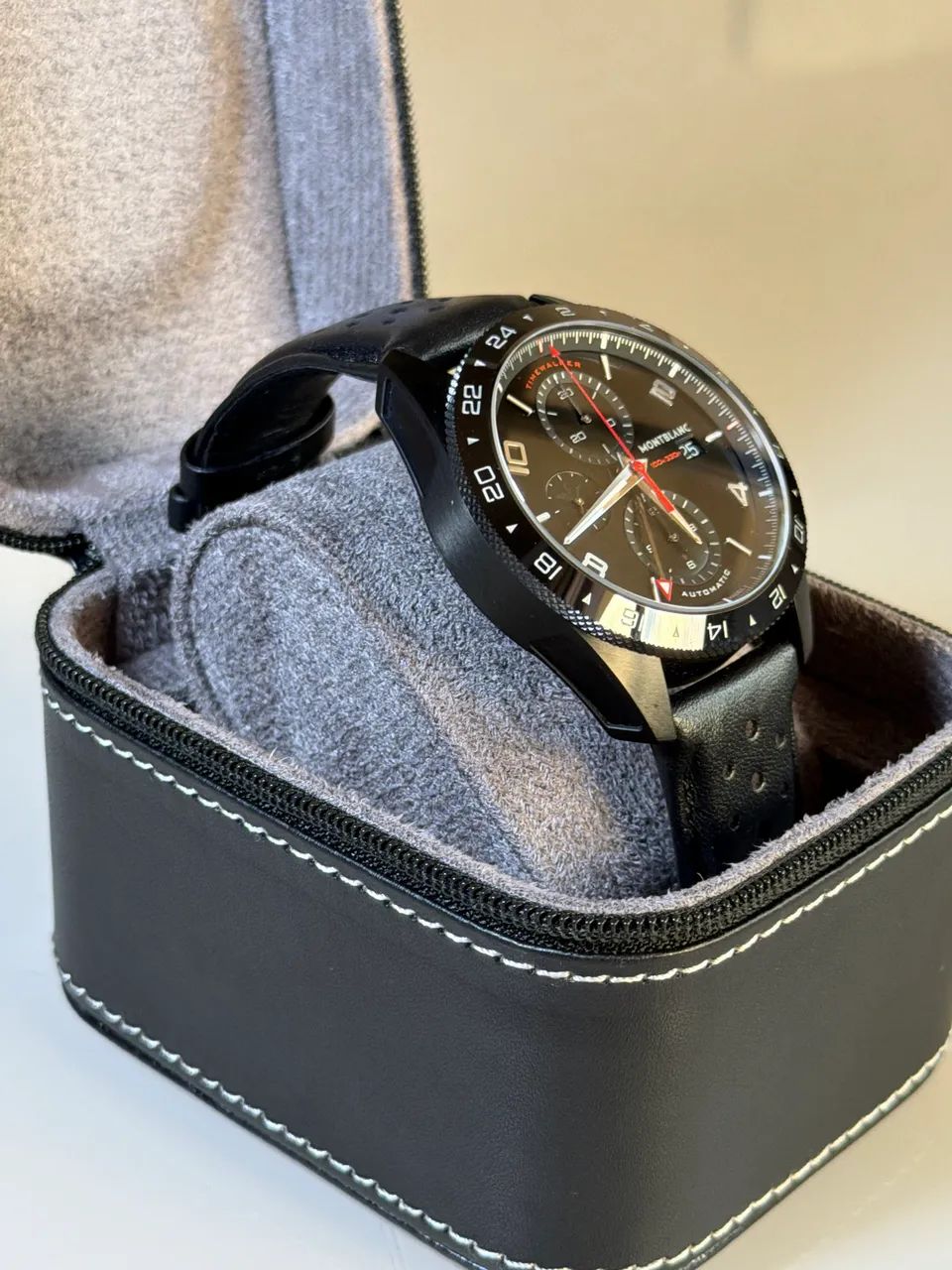 Relógio Montblanc Timewalker UTC cronômetro automático  - Foto 5