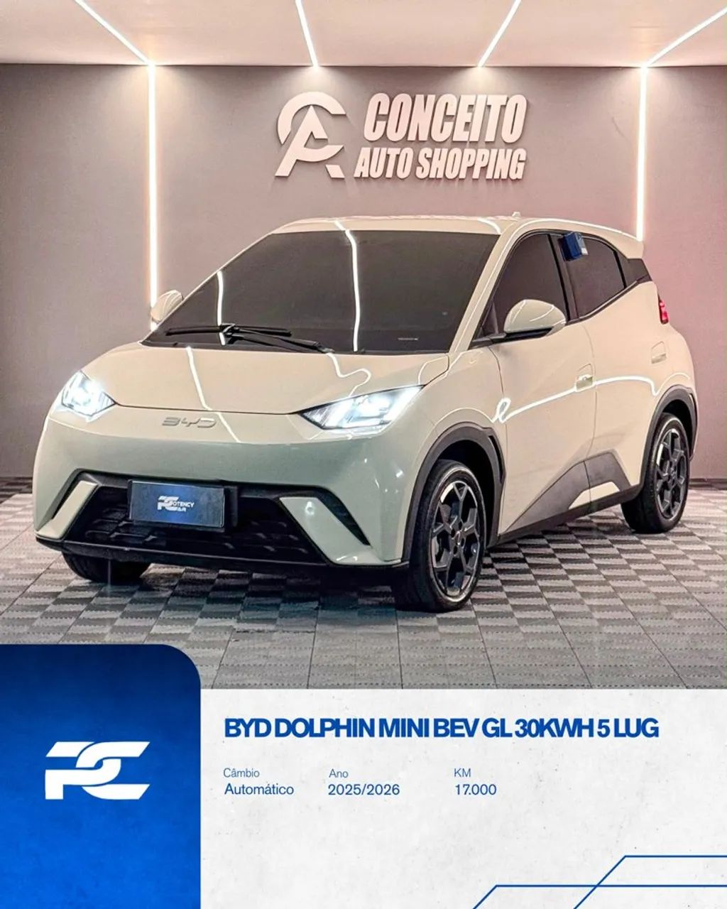 BYD Dolphin Mini (Elétrico) 2026