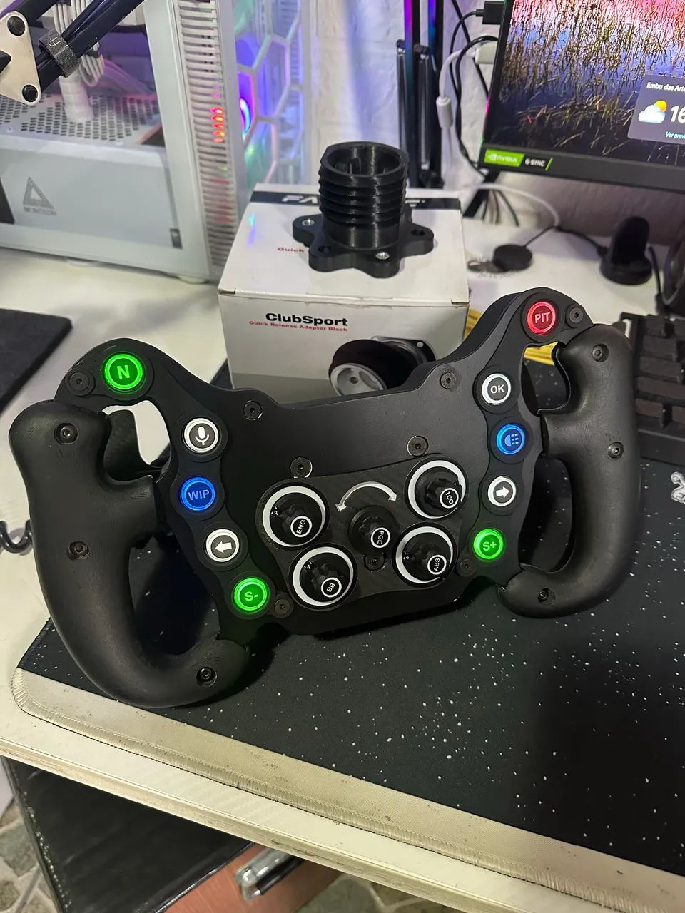 Aro Volante addon Fanatec/Thrustmaster/Logitech