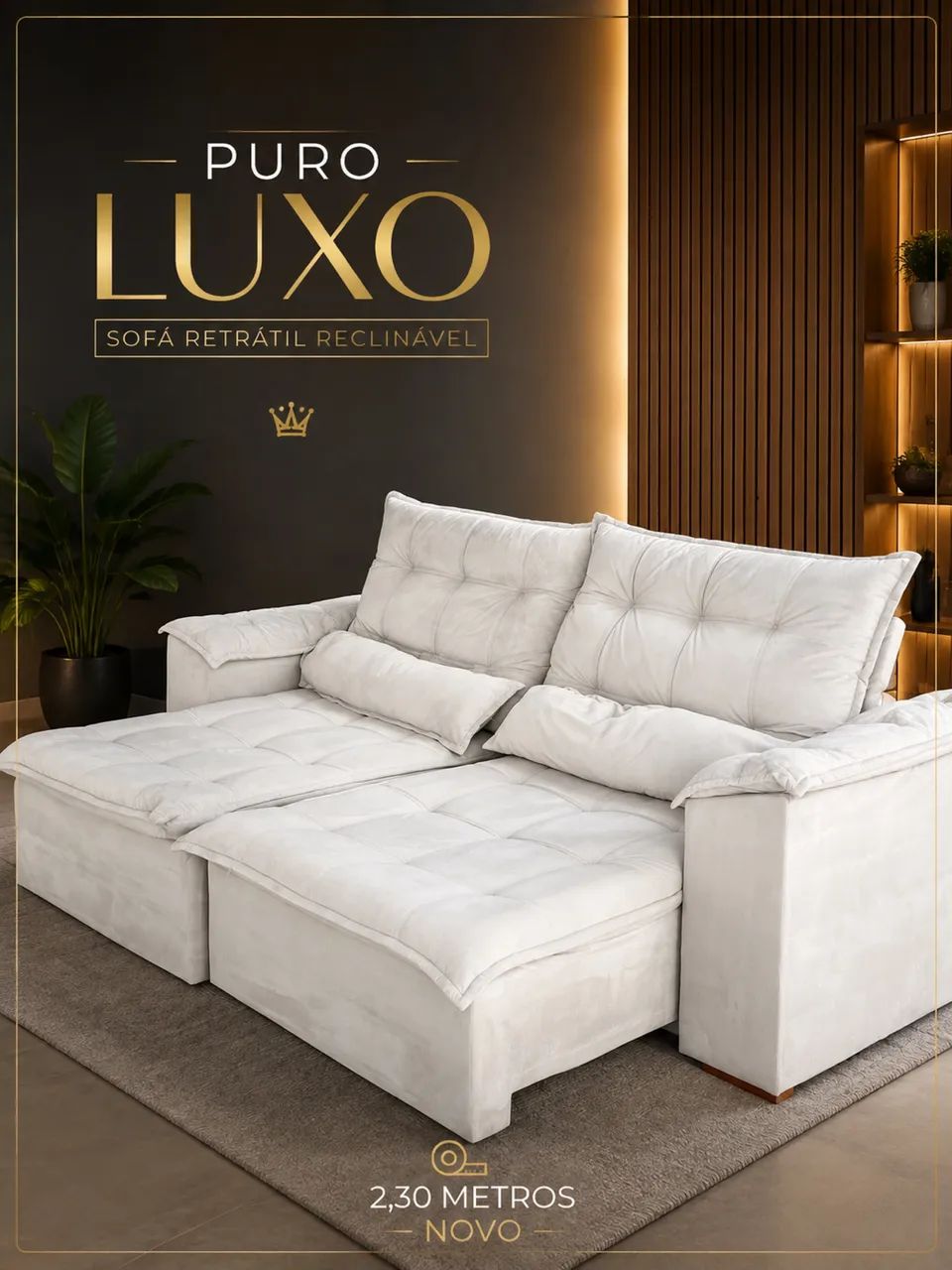 Sof á retrátil ACEITO OFERTA - Foto 2