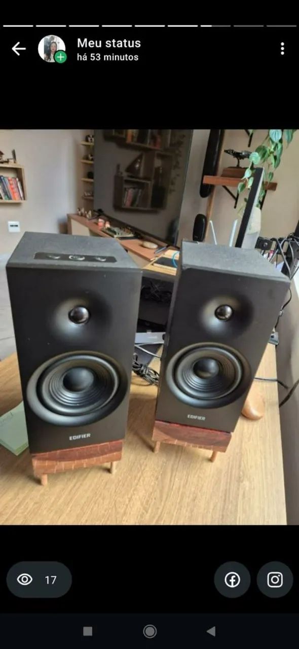 Caixa de Som Bluetooth Edifier R1080BT 24W RMS - Preto