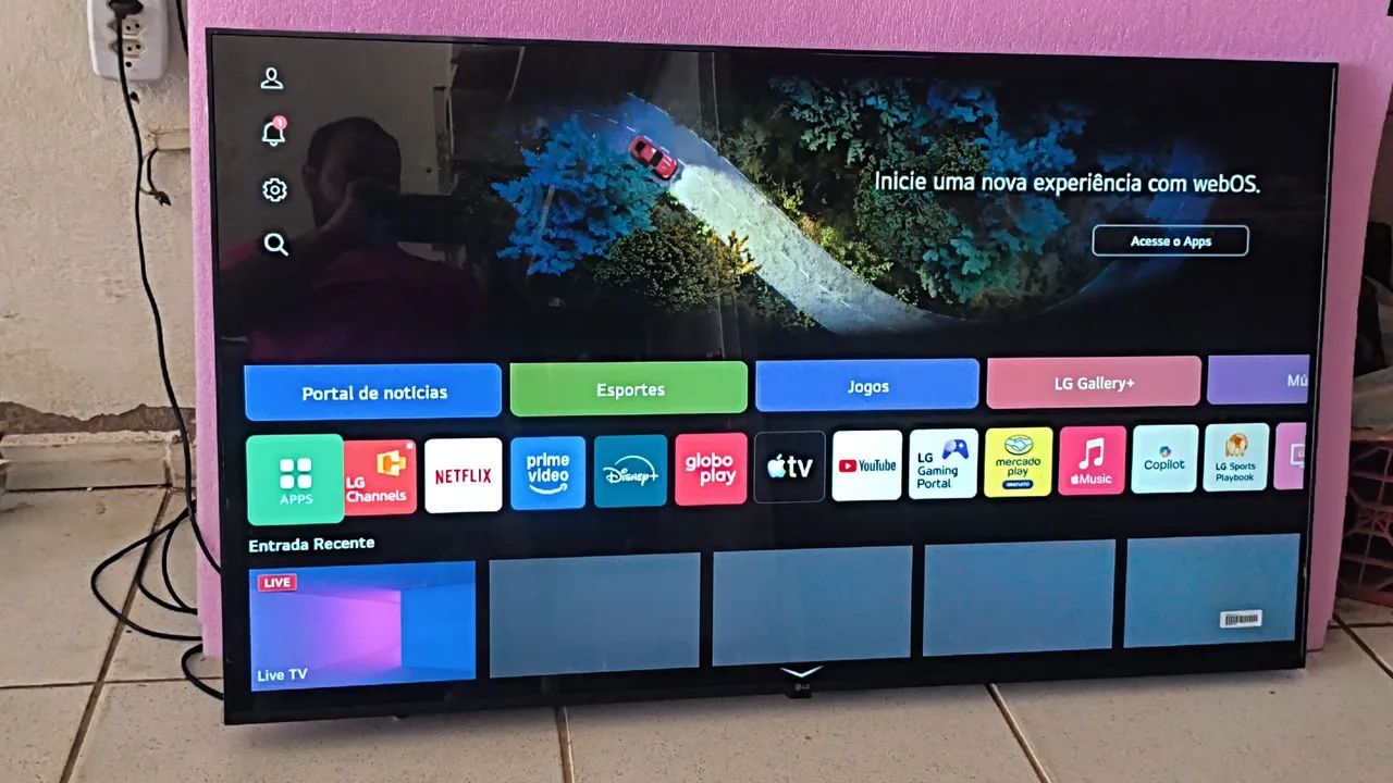 Tv Smart LG 50 Polegadas 4k Ultra HD Completa Nova no Plástico 