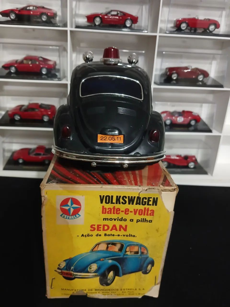 Fusca Policia Bate Volta Da Estrela Funcionando com Caixa  - Foto 4