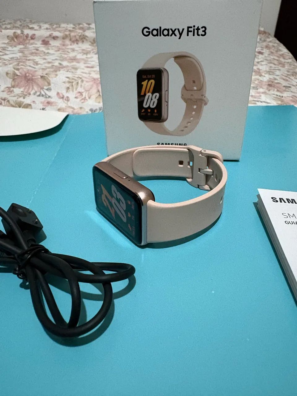 Galaxy Fit3 Rose smartwatch POUCO USADO - Foto 2