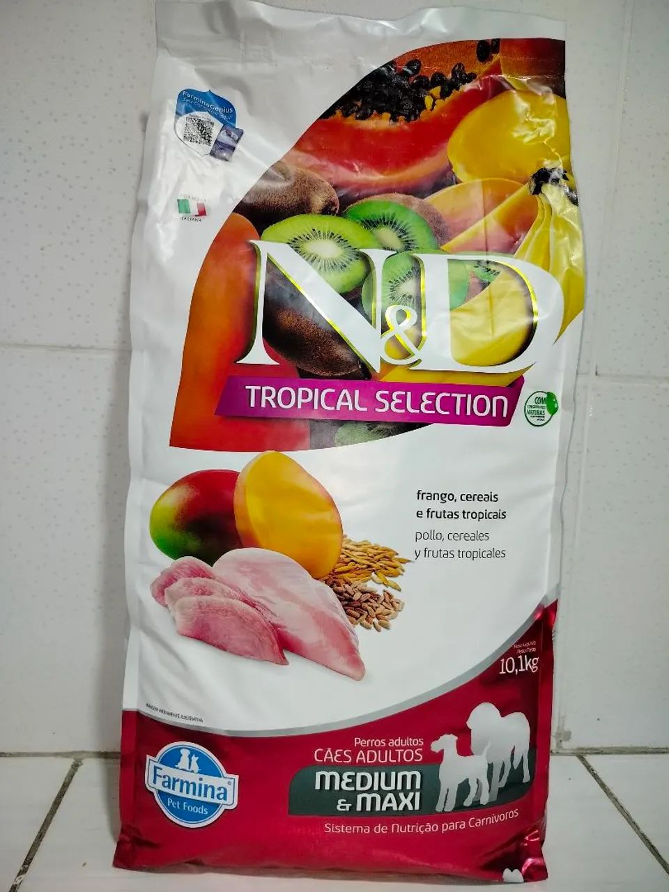 Ração N&D Tropical Selection Cães Adultos Medium e Maxi 10.1Kg