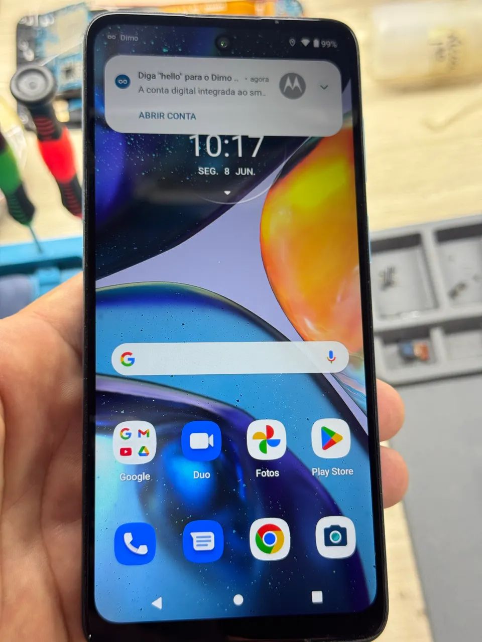 Vende-se celular moto g22 de 128gigas  - Foto 4