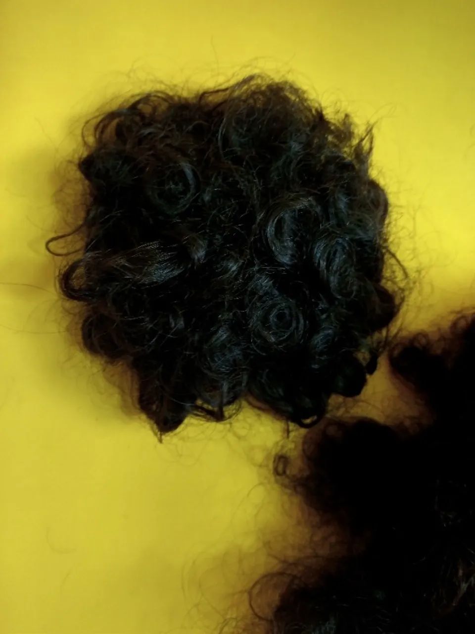 Cabelo humano cacheado 