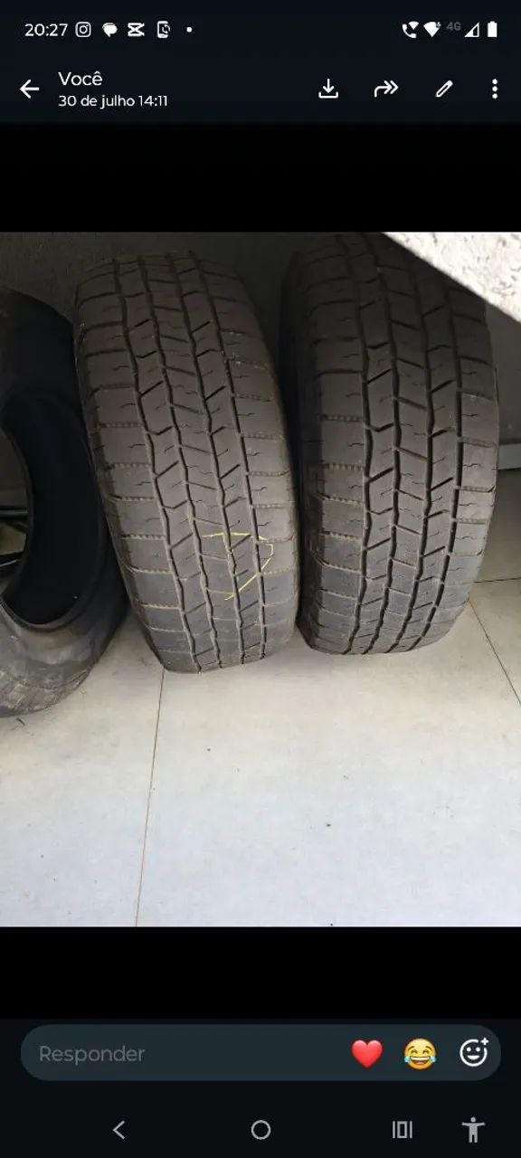 3 Pneus semi novos  - Foto 2