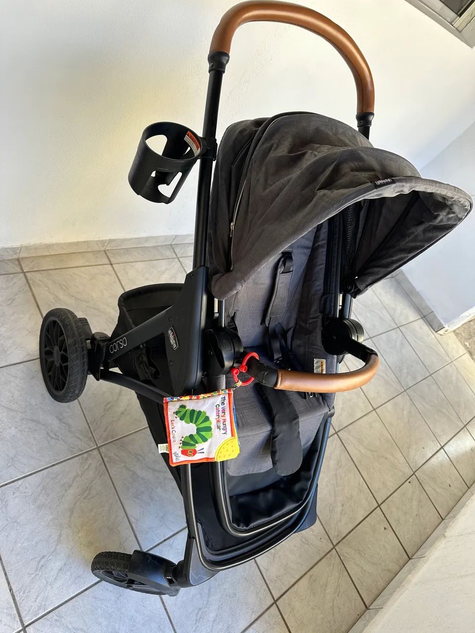 Carrinho bebê com bebê conforto Chicco  - Foto 5