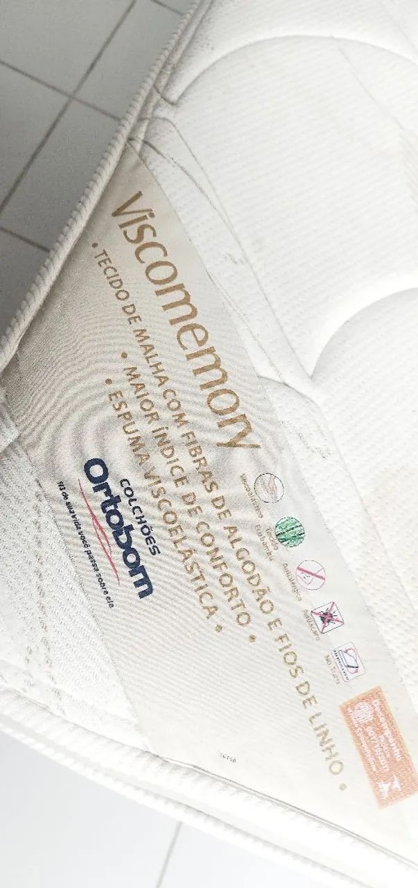 Colchao e Base Ortobom Casal  - Foto 2