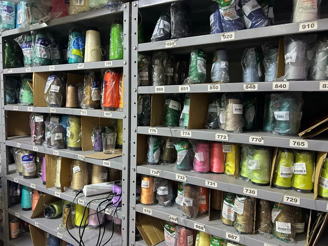 Linha de costura triche 
