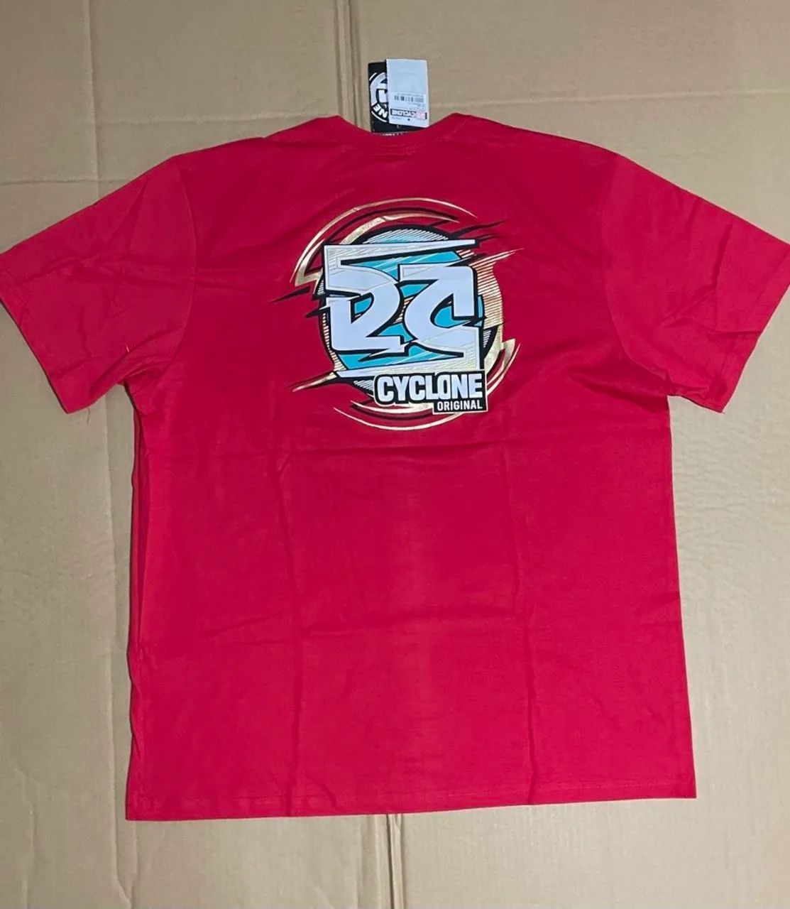 Camiseta Cyclone Red tam.: 3g . Original  - Foto 2