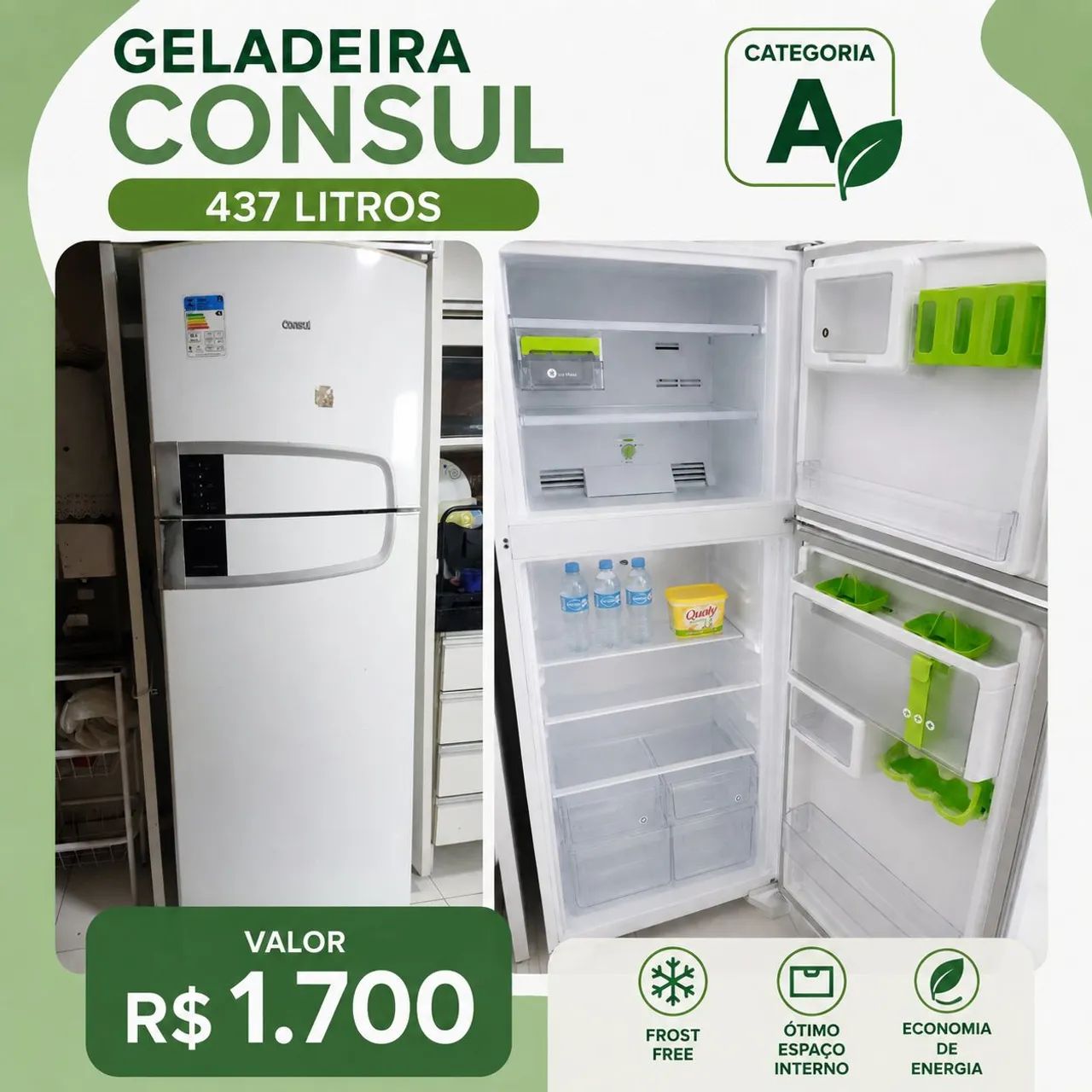 Vendo geladeira Consul 