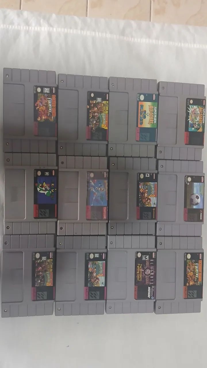 Cartuchos de super nintendo