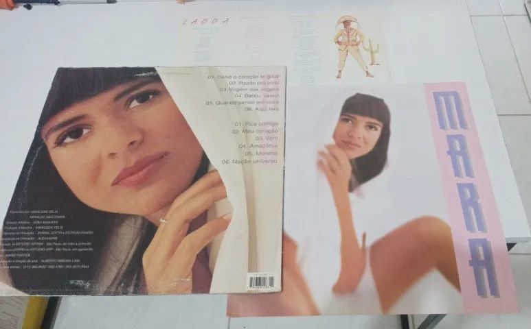 Mara Lp vinil 1994 - Deixa o coração te guiar - Foto 5