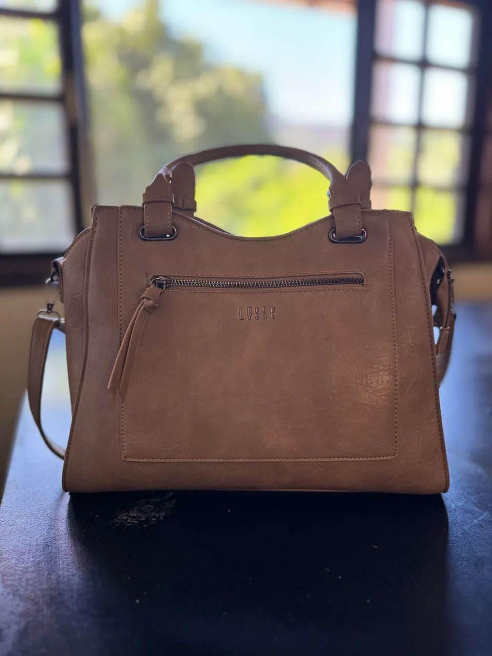 Bolsa Lyssa 122 Bege - Foto 5