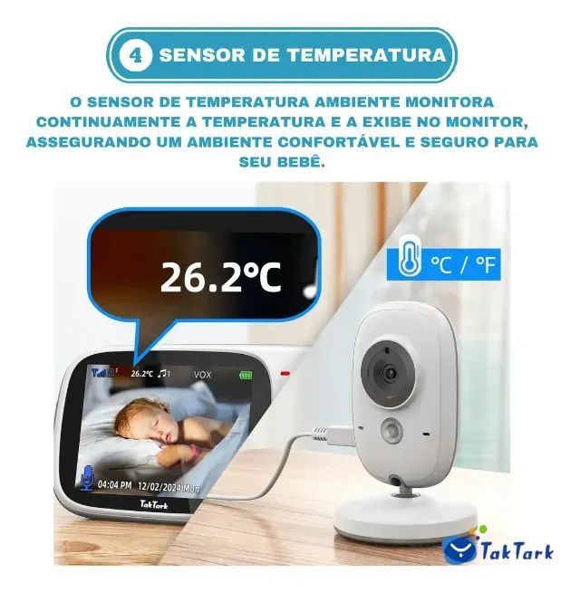 Babá Eletrônica TakTark - Foto 2