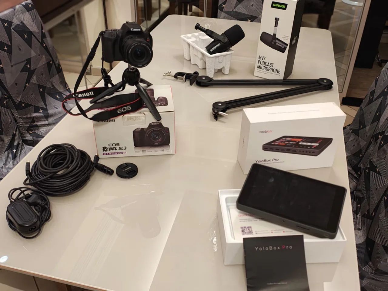 Kit profissional para Podcast