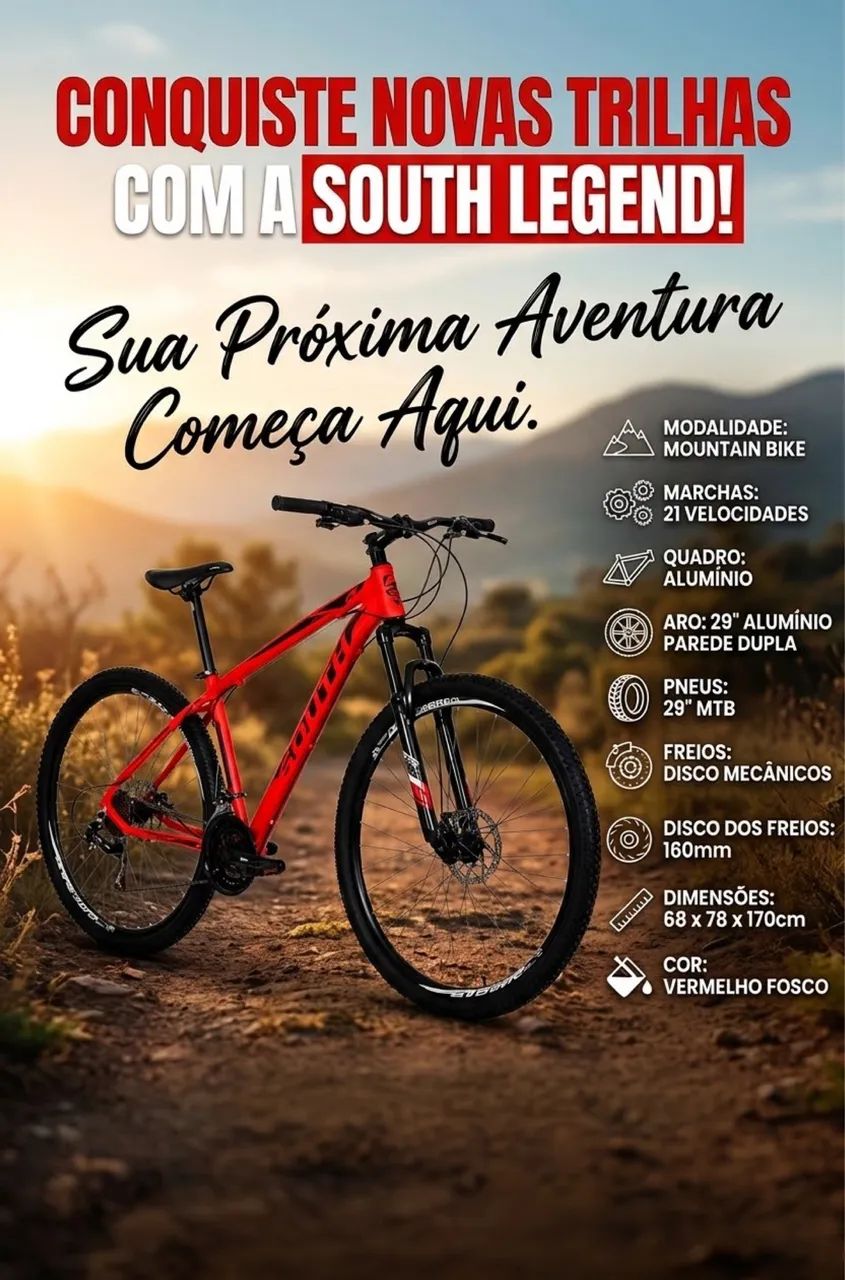 Bicicleta Nova na caixa 