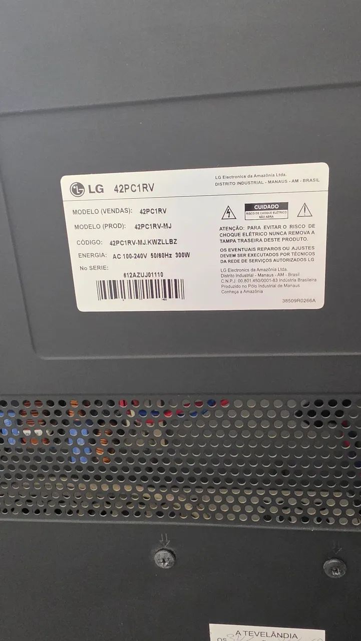 Tv 39 polegadas lg para retirada de peças  - Foto 4