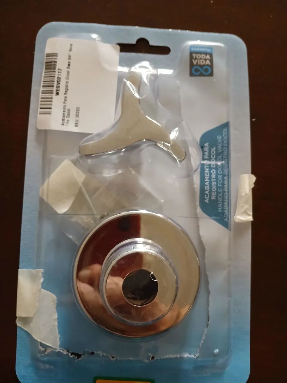 Acabamento para registro DOCOL