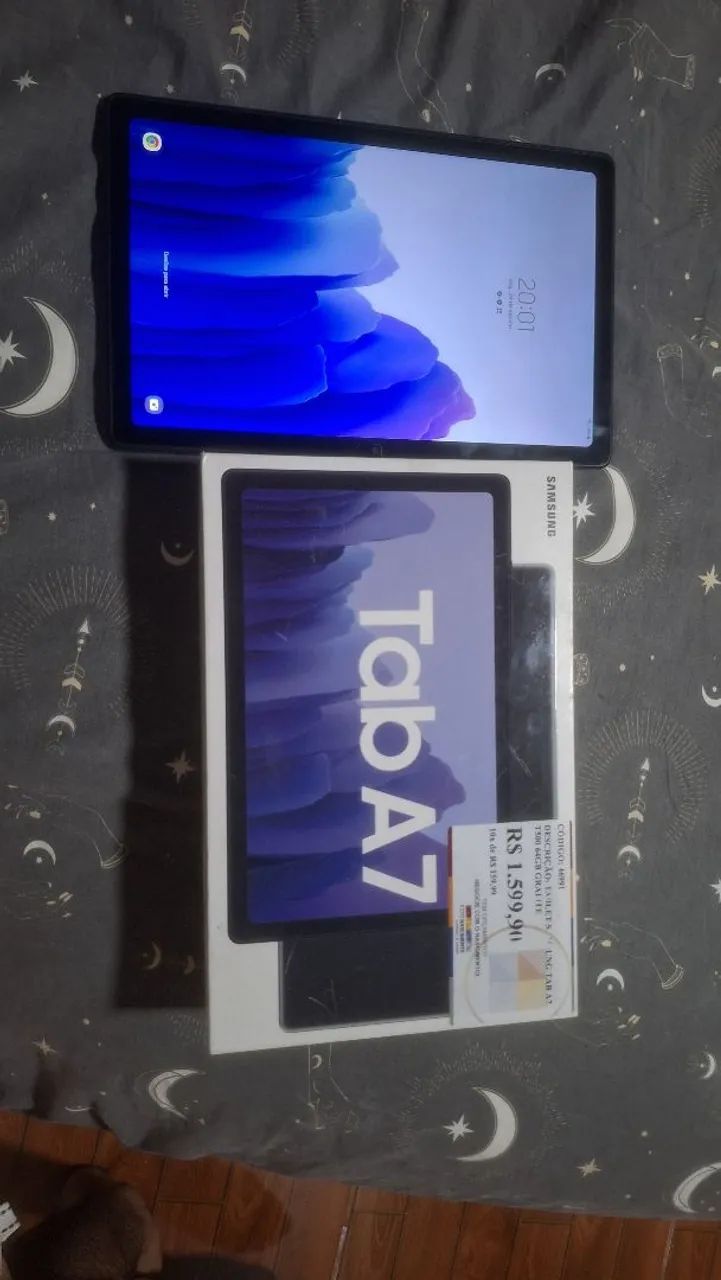 Tablet Samsung Tab A7 64GB (Na caixa + Película)