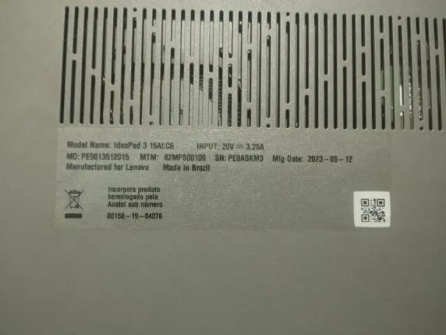 Notebook Lenovo IdeaPad 3 + Carregador universal para notebooks - Foto 2