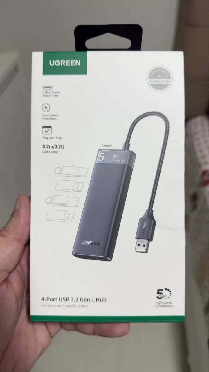 Adaptador Ugreen 4x Portas USB 3.2