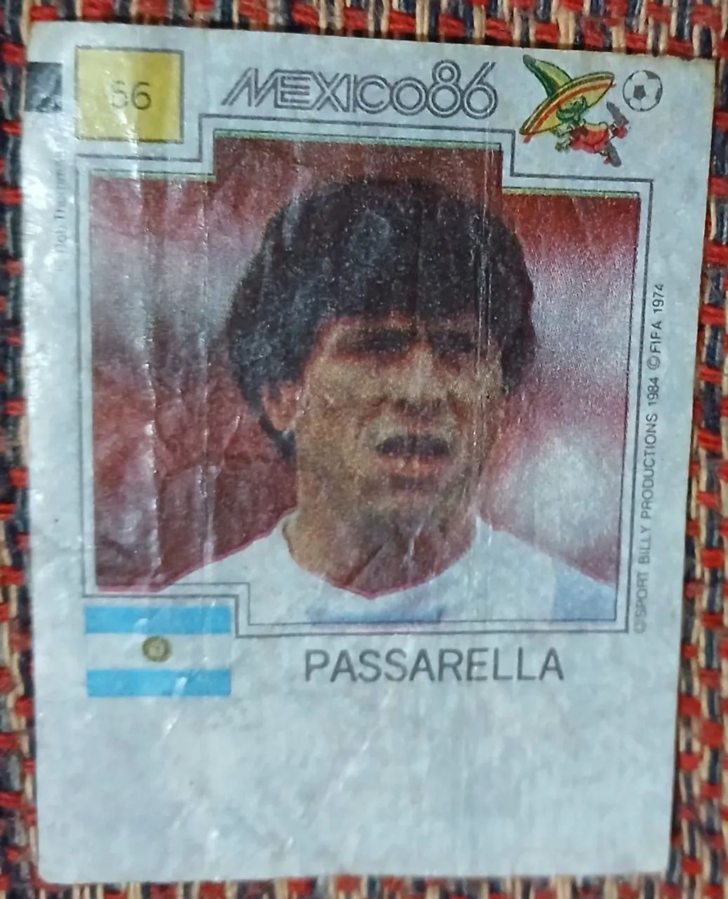 Copa 86 ping pong Passarella