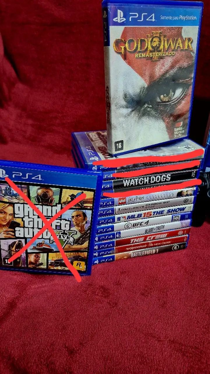 Vendo ou Troco Sony Playstation 4 FAT +03 Controles +10 Jogos Parcelo em até 12x S/Juros - Foto 3