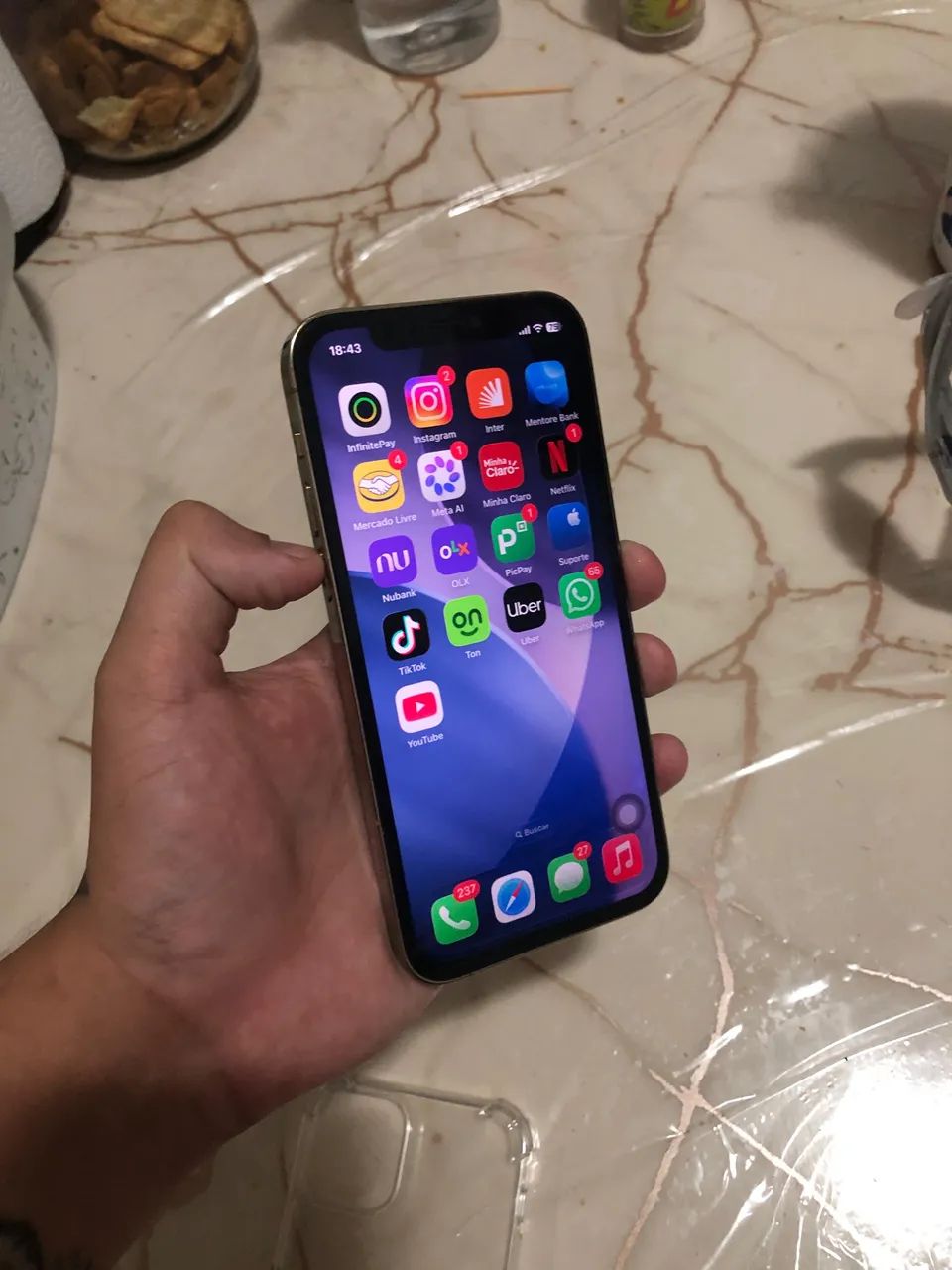 IPhone 12 Pro 128Gb Troco em iPhone 12 normal ou 11 com voltar sua  - Foto 4