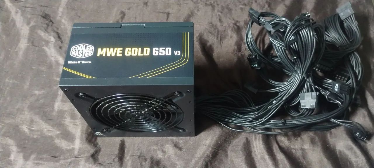 Fonte Cooler Master MWE GOLD 650W V3 - Foto 2