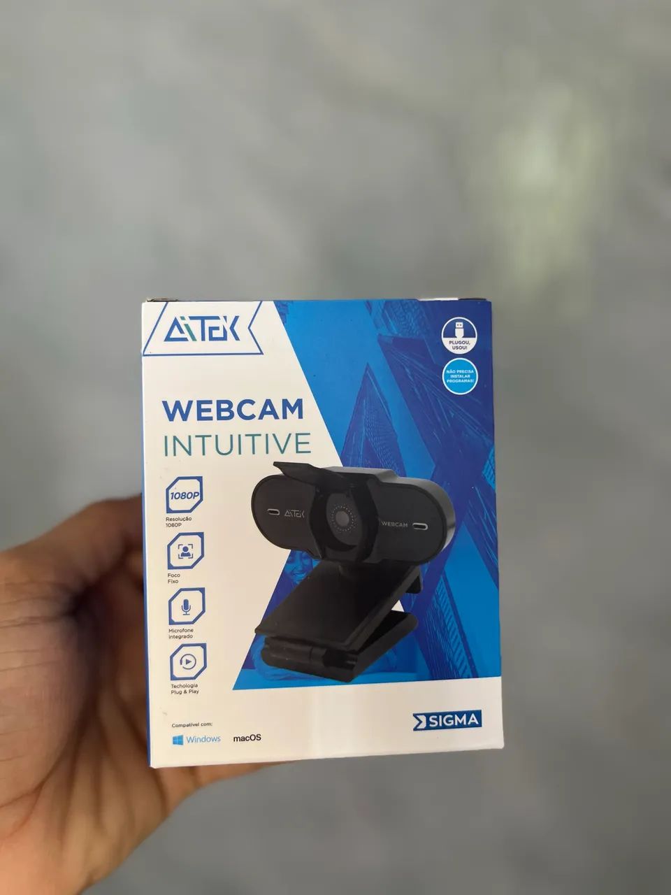 Webcam full HD 1080P - ENTREGA A DOMICÍLIO 