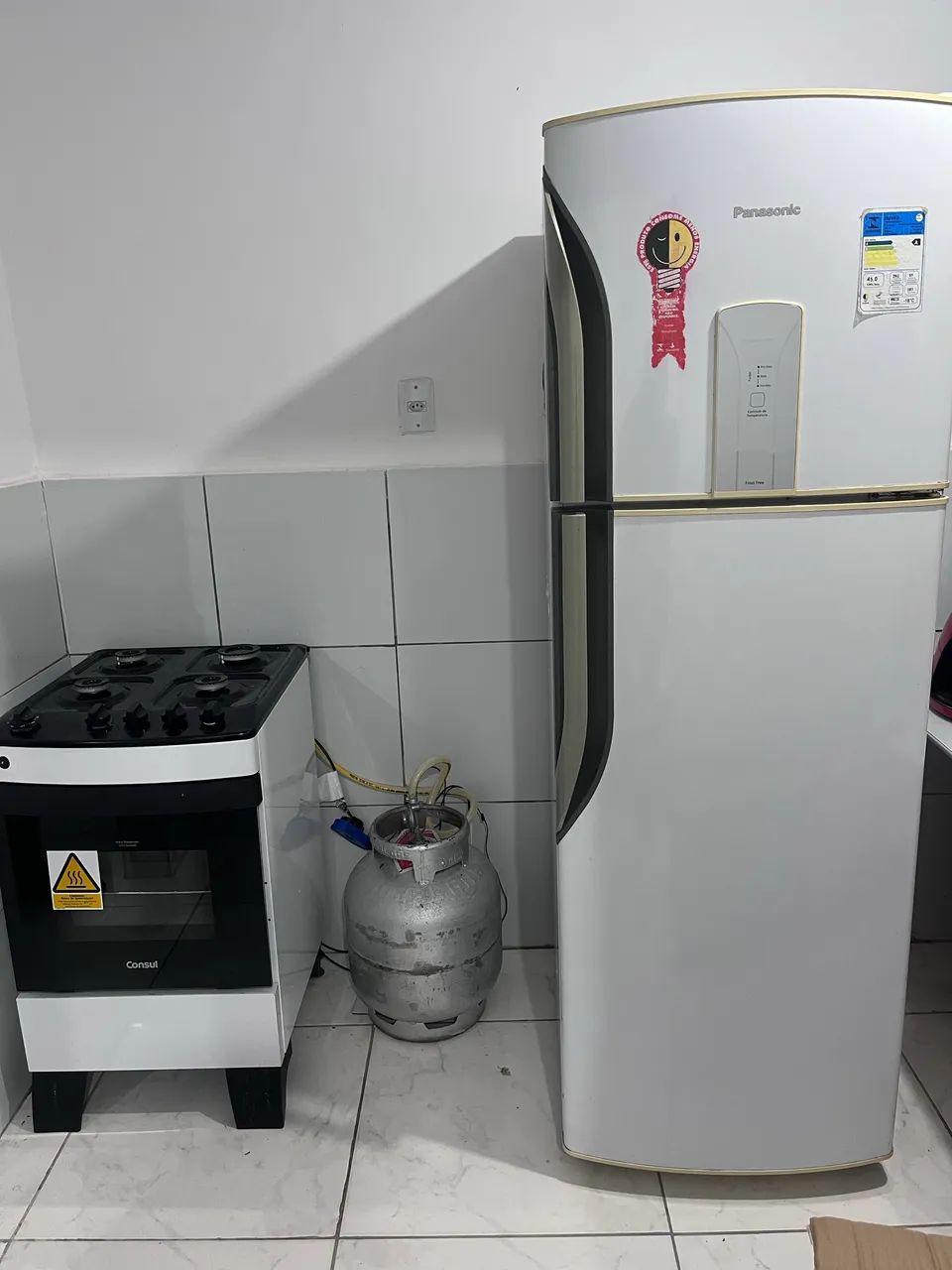 Geladeira e fogão 