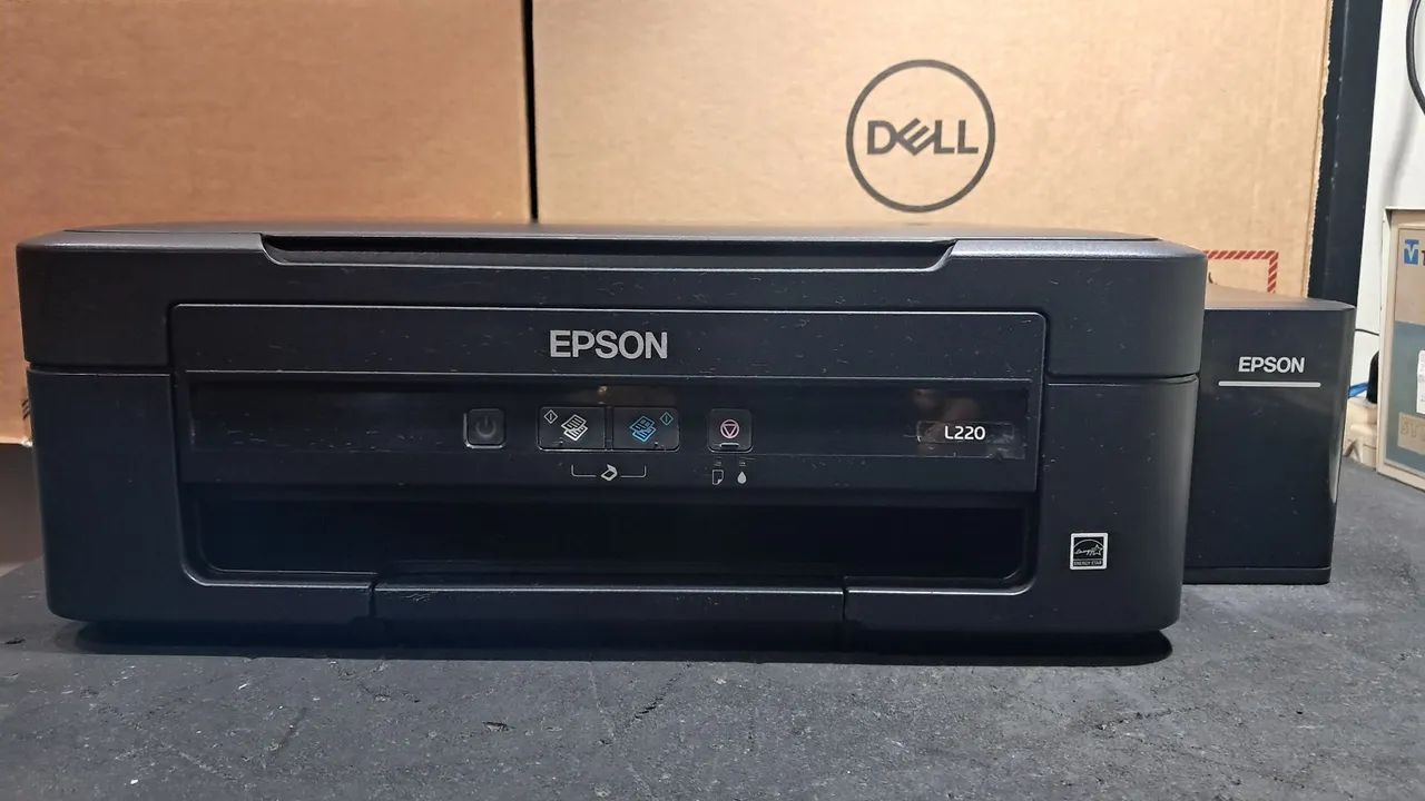 EPSON L220 MULTIFUNCIONAL- SÓ IMPRIME EM PRETO - Foto 4