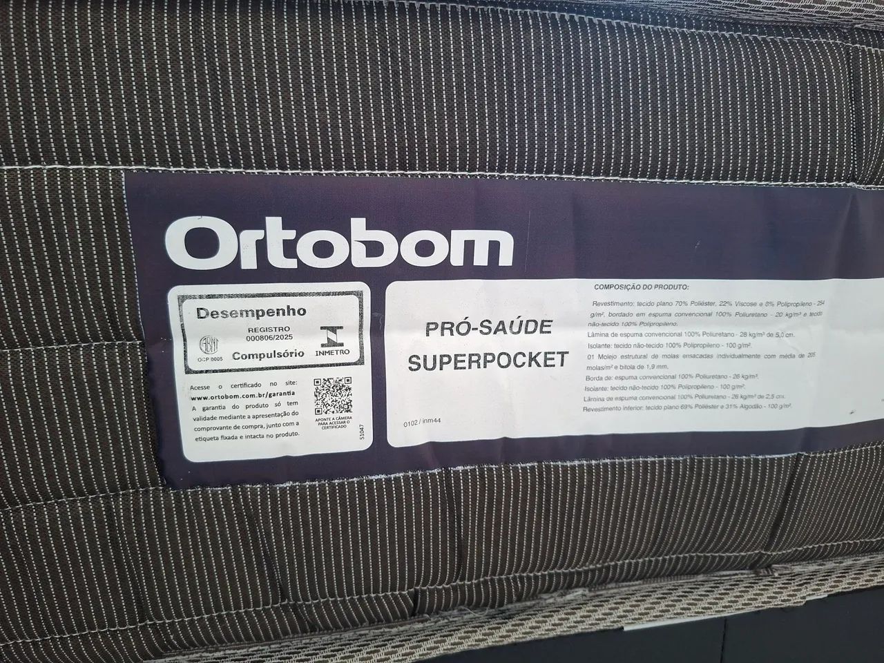 Cama Box Solteiro Extra Ortobom Pró-Saude Superpocket - Foto 2