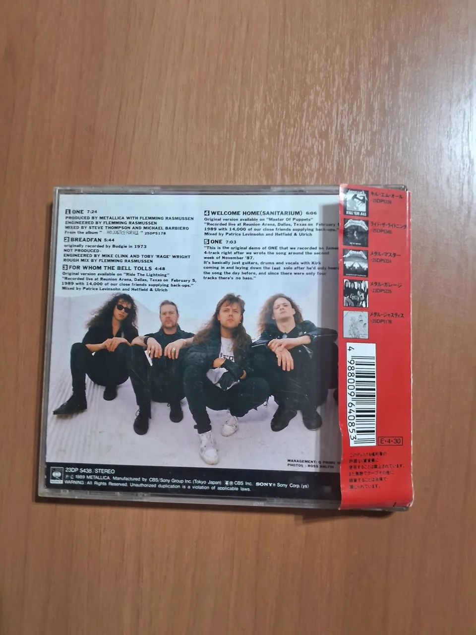 Metallica  - One - edição  japonesa com obi - Fora de catálogo  - Foto 2