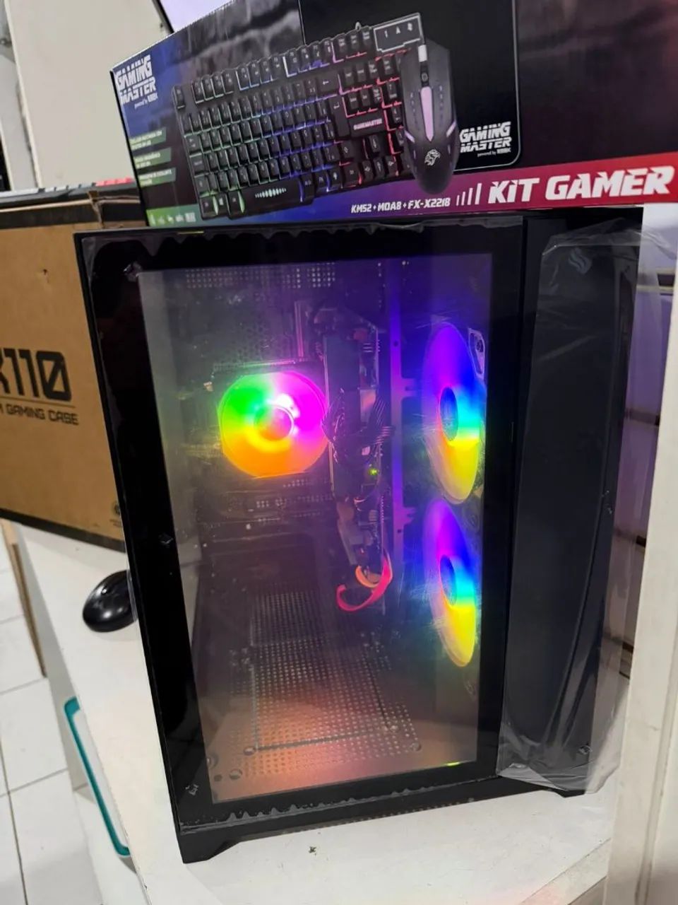 Pc Gamer AQUÁRIUM GEFORCE 8GB Novo Lacrado na Caixa  - Foto 3