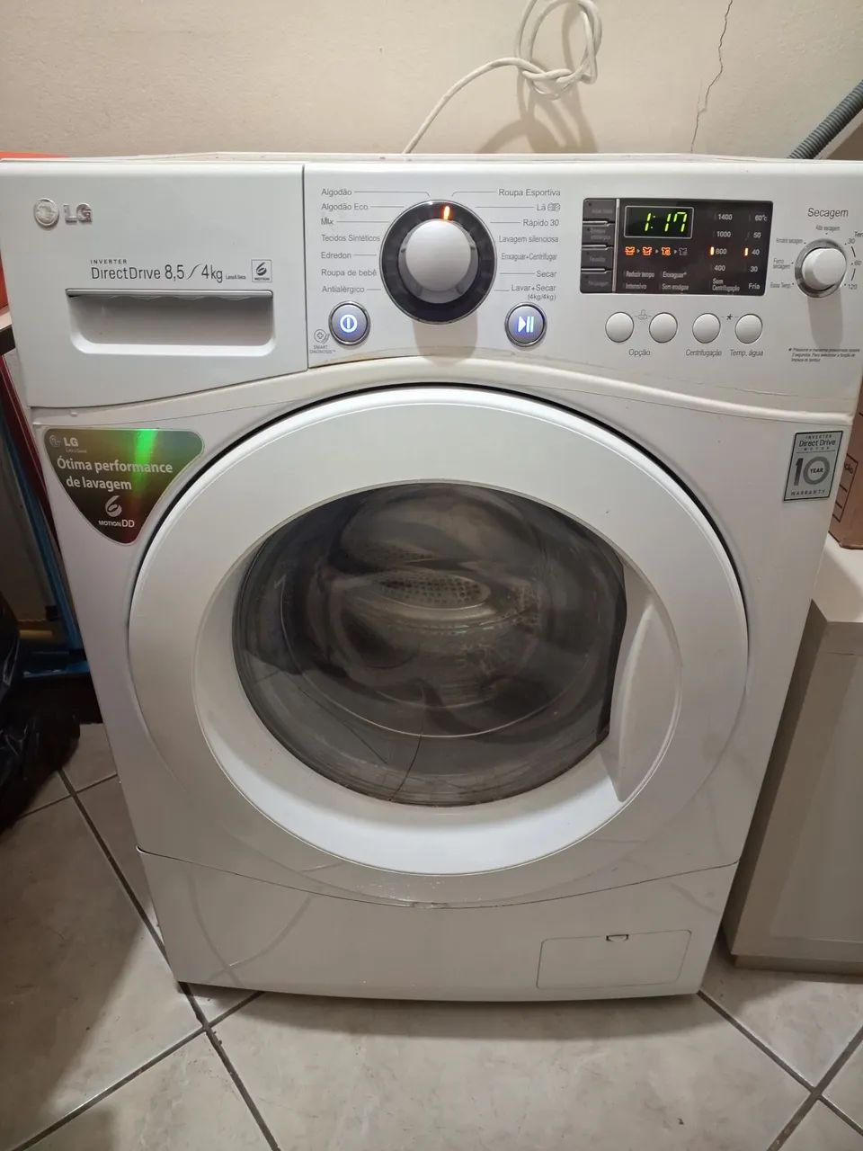 LAVA E SECA LG 8,5KG SUPER NOVA