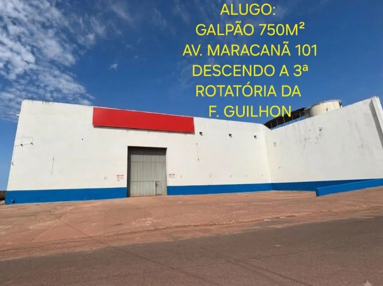 Alugo Galpão com 750m²