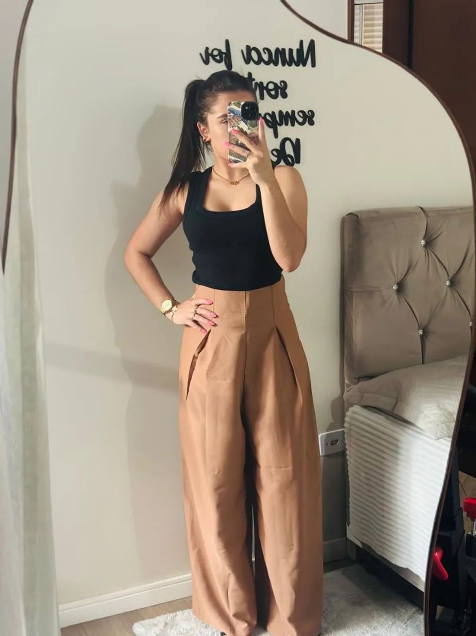 Calça pantalona marrom ? - Foto 2