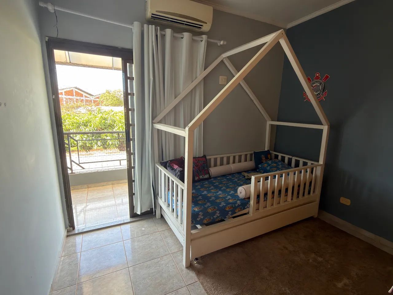 Cama Infantil Montessoriano Com Grade e cama auxiliar  - Foto 2
