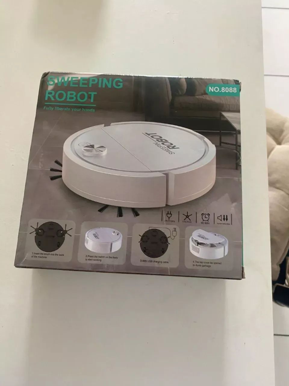 Robô Varredor de Cômodo Automatico (novo)